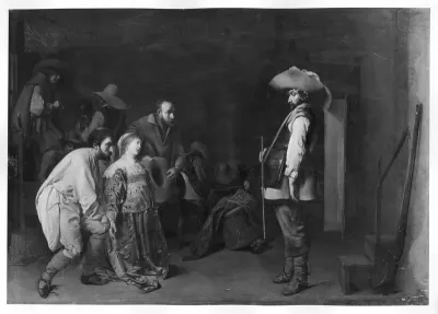 looting scene
