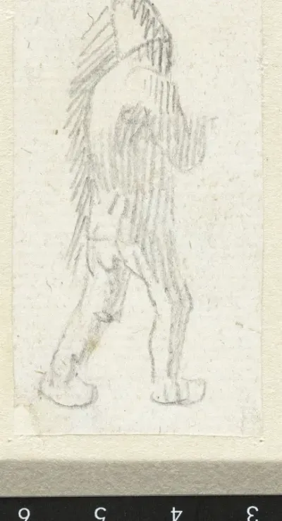 Lopend mansfiguurtje