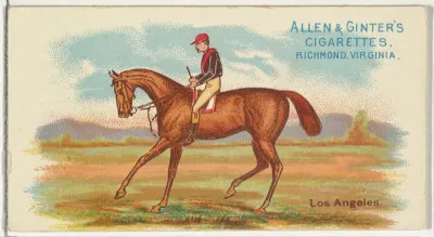 Los Angeles, from The World's Racers series (N32) for Allen & Ginter Cigarettes