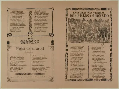Los nuevos versos de Carlos Coronado (The New Verses by Carlos Coronado)