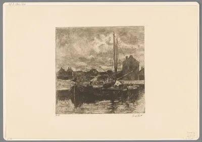 Losplaats bij pakhuizen