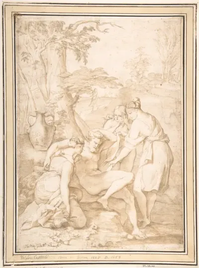 Lot and His Daughters (?)