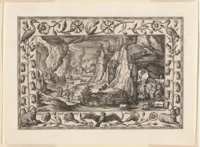 Lot and His Daughters, from Landscapes with Old and New Testament Scenes and Hunting Scenes