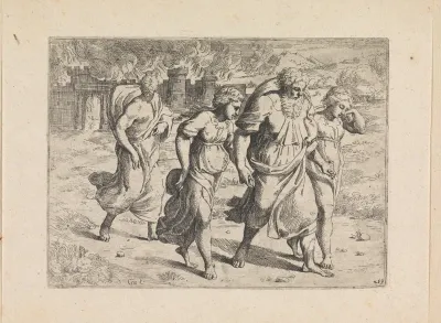 Lot verlaat Sodom