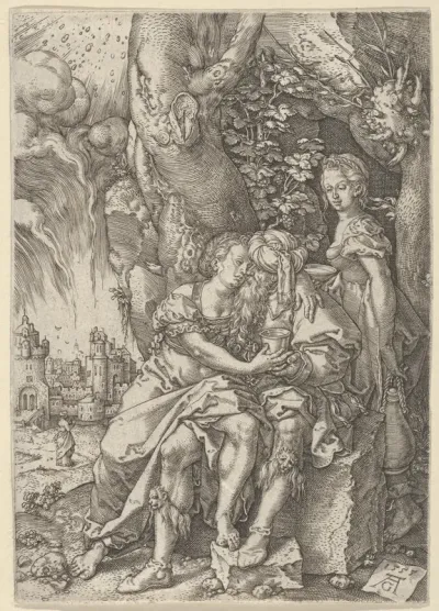 Lot with His Daughters, from The Story of Lot