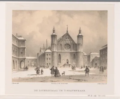 Loterijzaal op het binnenhof in Den Haag