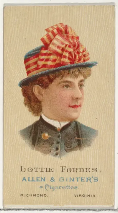 Lottie Forbes, from World's Beauties, Series 2 (N27) for Allen & Ginter Cigarettes