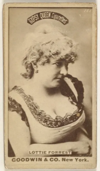 Lottie Forrest, from the Actors and Actresses series (N171) for Gypsy Queen Cigarettes