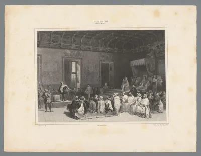 Louis de Bourbon devant la cour de François II. (1560)