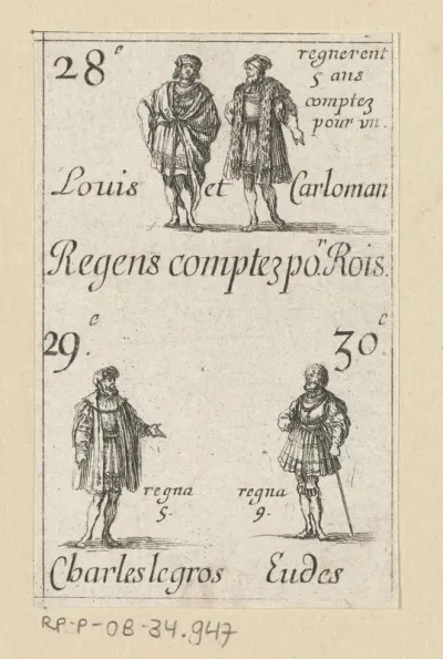 Louis et Carloman / Charles le gros / Eudes