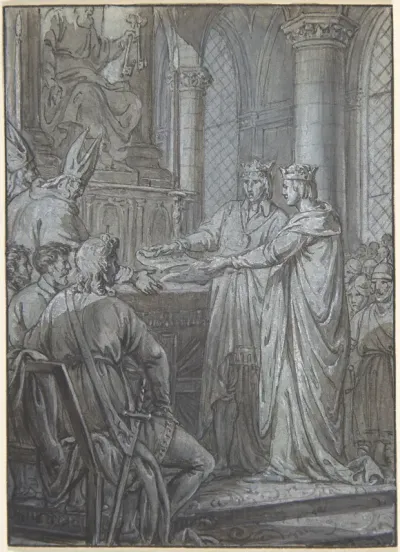 Louis III et Carloman donnent aux eveques du Royaume l'assurance de leur Fidelite en 882