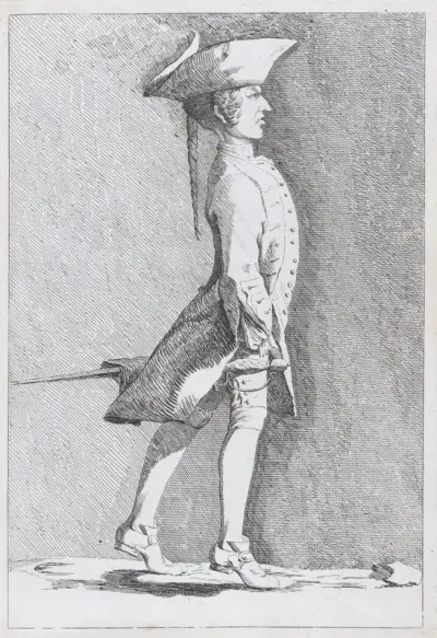 Louis-Joseph le Lorrain (?), pl. IV from "Recueil de caricatures"
