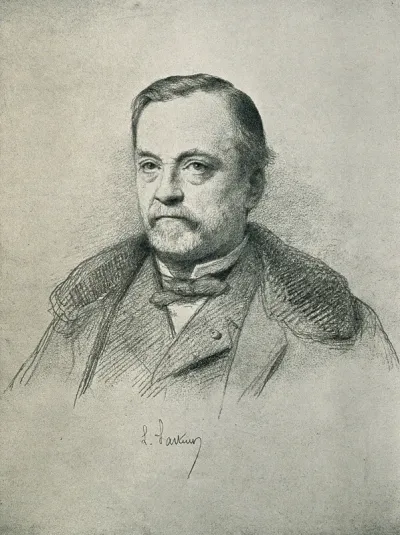 Louis Pasteur. Photogravure, 1896, after R. Lehmann, 1884