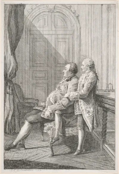 Louis-Philippe, Duc d'Orléans, and His Son, Louis-Phillipe Joseph, Duc de Chartres