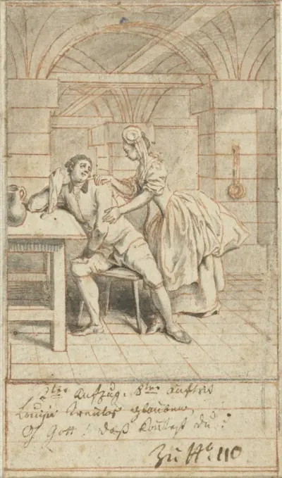 Louise bezoekt Alexis in de gevangenis