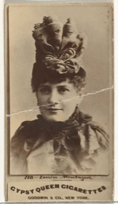 Louise Montague, from the Actors and Actresses series (N171) for Gypsy Queen Cigarettes