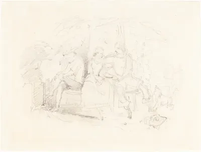Lovers under a Tree