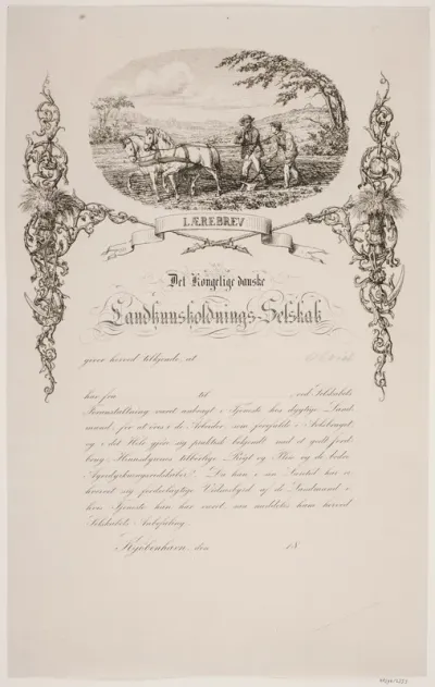 Lærebrev for det Kgl. Landhusholdningsselskab