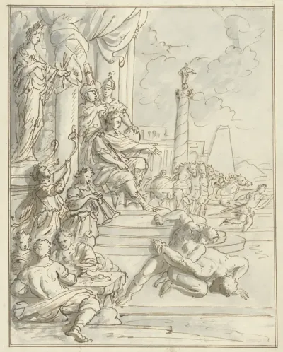 Lucius Aemilius Paullus laat te Amphipolis feesten aanrichten