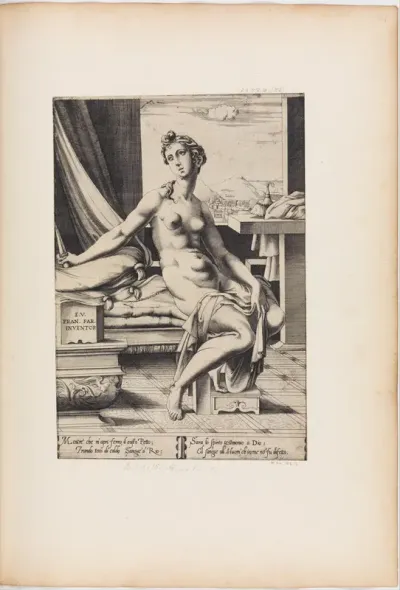 Lucretia Preparing to Kill Herself