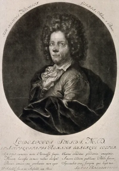 Ludolph Smids. Mezzotint by P. Schenck