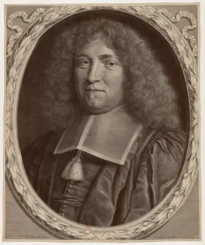 Ludovicus Boucherat Sacri Consistorii Comes ordinarius Dominus de Compans. Nanteuil ad vivum cum privil. Reg. 1677
