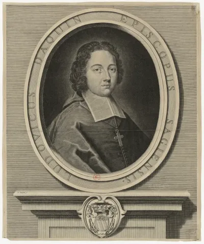 Ludovicus D'Aquin episcopus Sagiensis. E. Gantrel f.