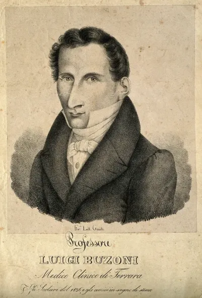 Luigi Buzoni. Lithograph, 1836