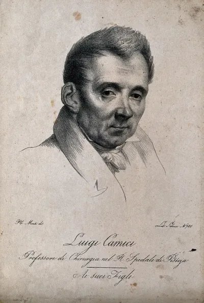 Luigi Camici. Lithograph by N. Monti