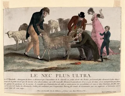 Luigi Marchelli, a Genoese surgeon, obtains from a sheep matter for inoculation against smallpox
