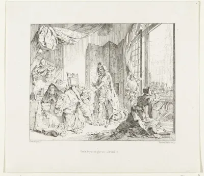 Lumey zweert de dood van Egmond en Horne te wreken, 1568