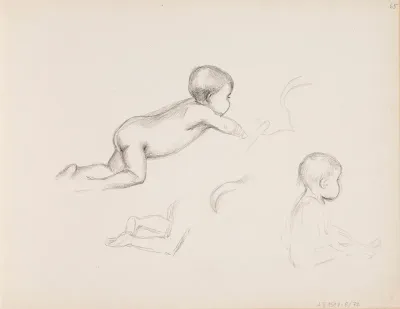 Luonnoksia teokseen Lastenkamarissa