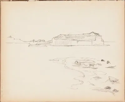 Luonnos maalaukseen Särkkä vuodelta 1894