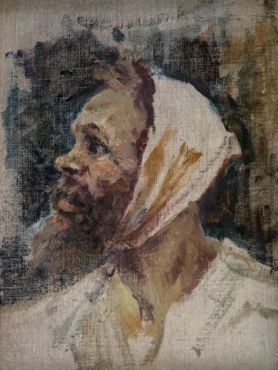 Luonnos teokseen Pajaritar Morozova
