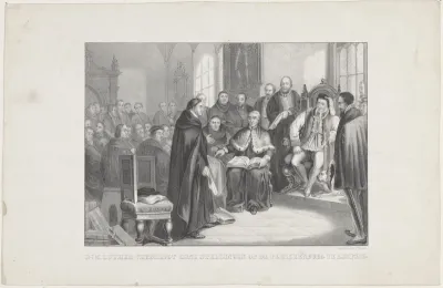 Luther verdedigt zijn stellingen