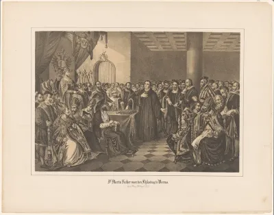 Luther voor de Rijksdag te Worms, 1521