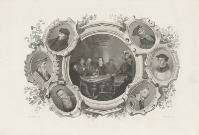 Luthers colloquium in Marburg, 1529