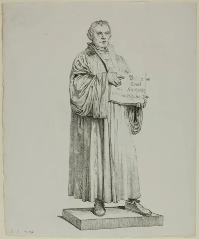 Luther's Statue in Wittenberg