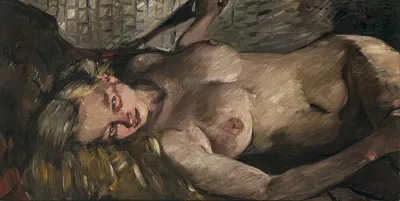 Lying female nude