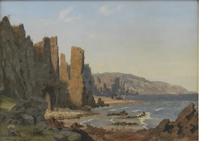 Lyseklippen ved Rø på Bornholm