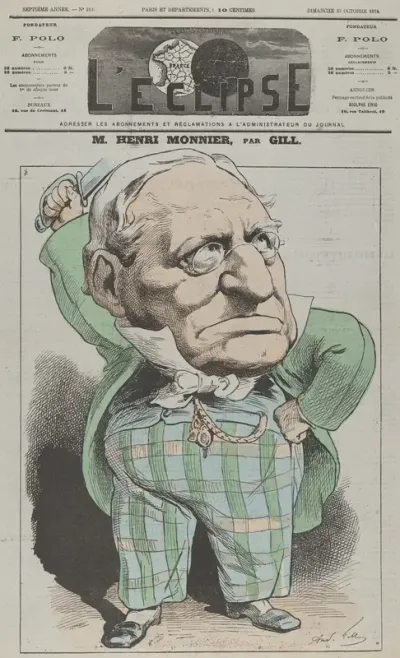 M. Henri [sic] Monnier, from "L'Éclipse"