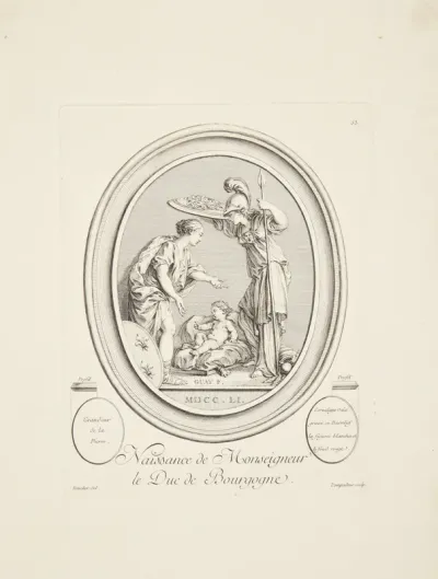 M. le Duc af Bourgognes fødsel