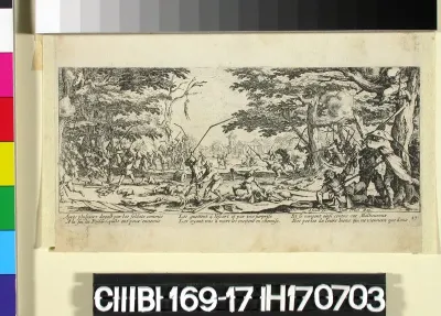 Maalaisten kosto, sarjasta Sodan kurjuudet (Les grandes misères de la guerre)