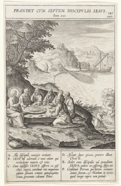 Maaltijd aan de oever van het Meer van Tiberias