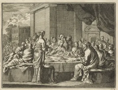 Maaltijd bij Simon de melaatse