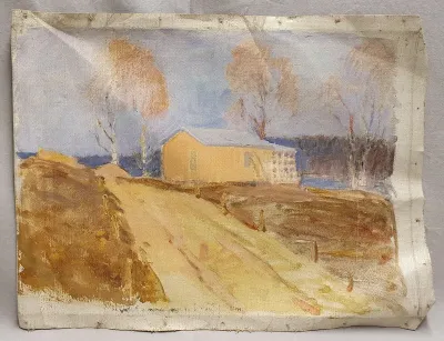 Maantie ja talo, luonnos