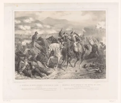 Maarschalk De Saint-Arnaud tijdens de Slag aan de Alma
