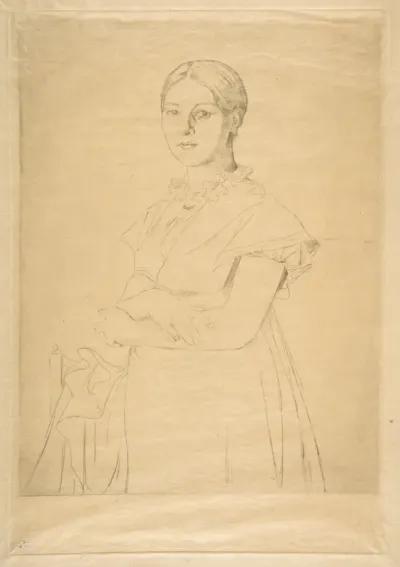 Madame Granger, after Ingres
