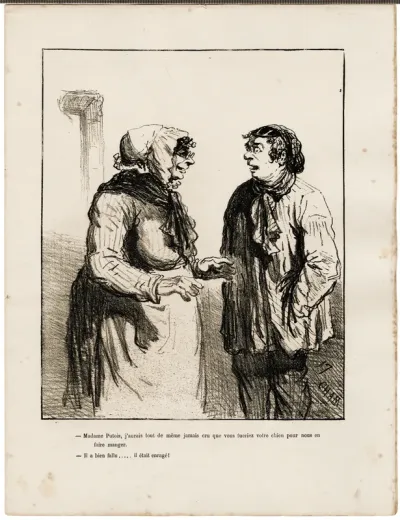 Madame Putois, j'aurais tout de meme jamais, from Album du Siége