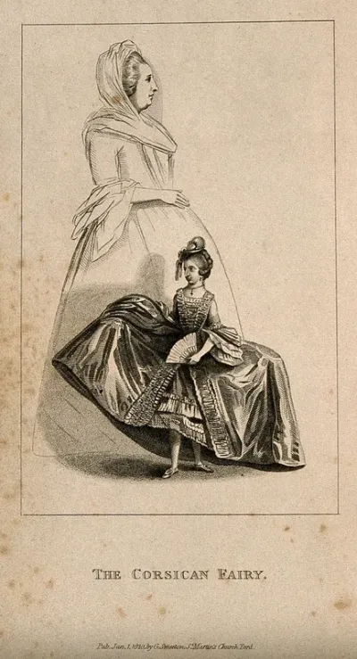 Madame Teresia, a dwarf known as The Corsican Fairy